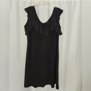 MSK Black Cold Shoulder Dress, Size XL #feminine #classy
